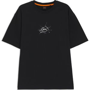 Relaxed-fit T-shirt van katoen met logo-artwork