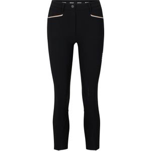 Rijbroek met grip bij de knieën van superelastisch materiaal