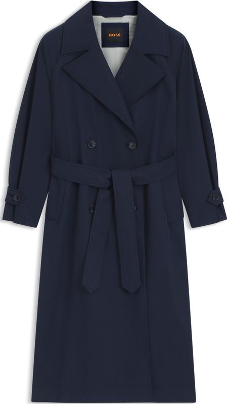 BOSS Womenswear - Trenchcoat - Zacht - Ballonmouwen - Double-Breasted Sluiting