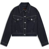 Regular-fit truckerjack van rinse-washed denim