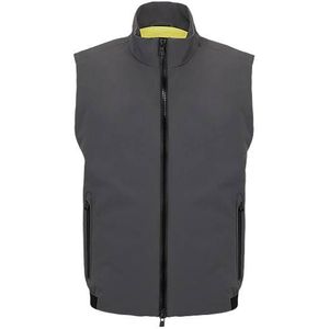 Regular-fit bodywarmer van waterafstotend hoogwaardig stretchmateriaal