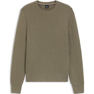 Hugo, Heren, Truien, Bruin, Maat: M Wol,