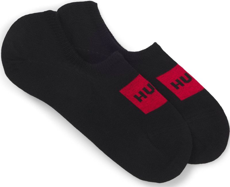 HUGO Womenswear - Enkelsokken - Rood - Katoenrijke Stretchmix