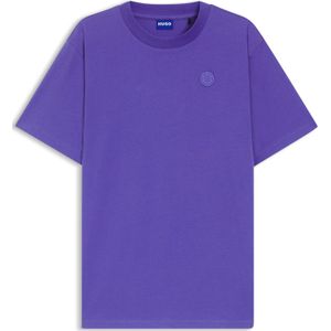 T-shirt van katoenen jersey met logopatch