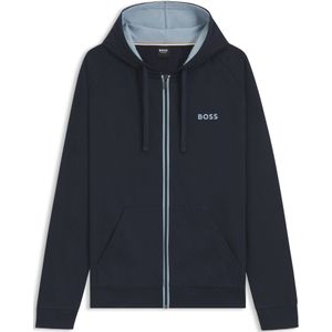 BOSS - Hoodie - Groen - Katoen - Regular Fit - Capuchon