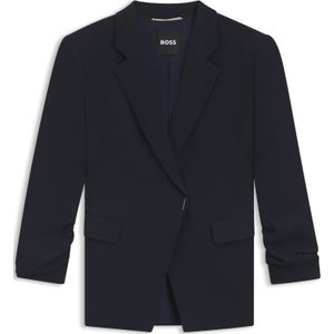 BOSS - Slim-fit Blazer - Zacht Crêpe - Drukknoopsluiting