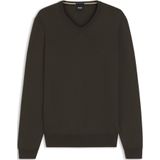 BOSS - Baram - Trui - Regular Fit - V-hals - Lange Mouwen - 100% Scheerwol