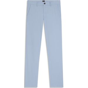 Slim-fit broek in satijn van stretchkatoen