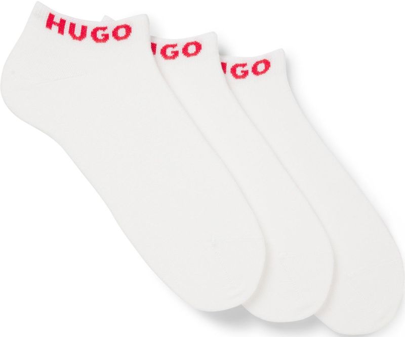 Enkelsokken - Wit - Katoenmix - 3 Paar