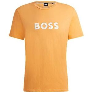 Regular-fit T-shirt van katoenen jersey met UV-bescherming (factor 50+)