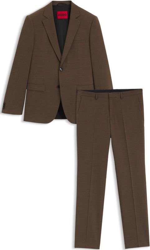 HUGO Menswear - Extra Slim-Fit Pak - Gemêleerd - Stretchdobby