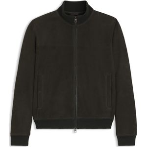 BECKHAM x BOSS shearling jack met dubbelzijdige ritssluiting