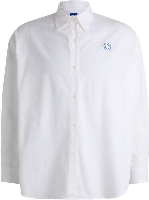 Oversized-fit blouse met logo’s in graffitistijl