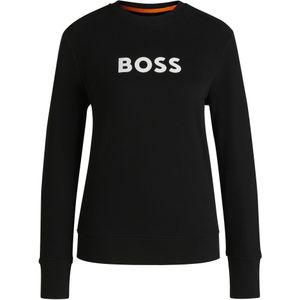 Sweatshirt van katoenen badstof met contrastlogo