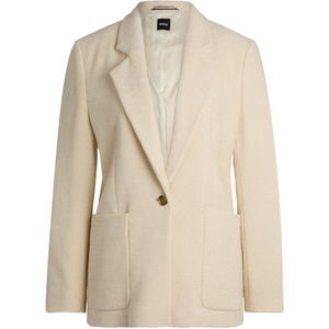 Relaxed-fit blazer van fluwelen corduroy