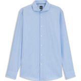 BOSS - Overhemd - Pied-de-poule - Slim Fit - Katoen - Lange Mouwen