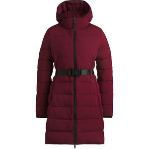 Waterafstotende doorgestikte jas met ritsen opzij, voor de ruitersport