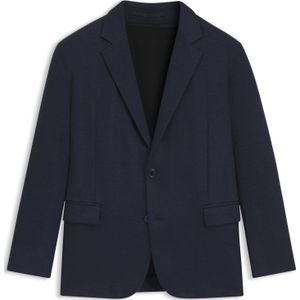 Slim-fit blazer van jersey met twillprint