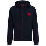 Regular-fit hoodie van sweatstof met logopatch