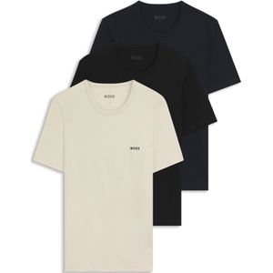 Set van drie katoenen ondershirts