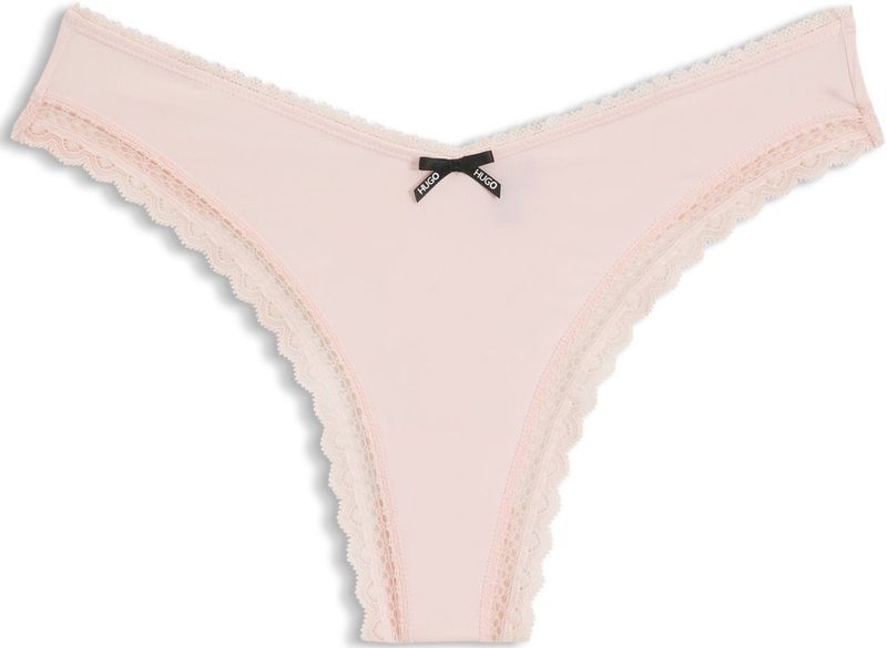 Hugo - Unique - Tanga - Met Kanten Randen - Normale Taille
