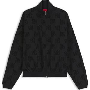 Jack van een katoenmix met all-over-logopatroon