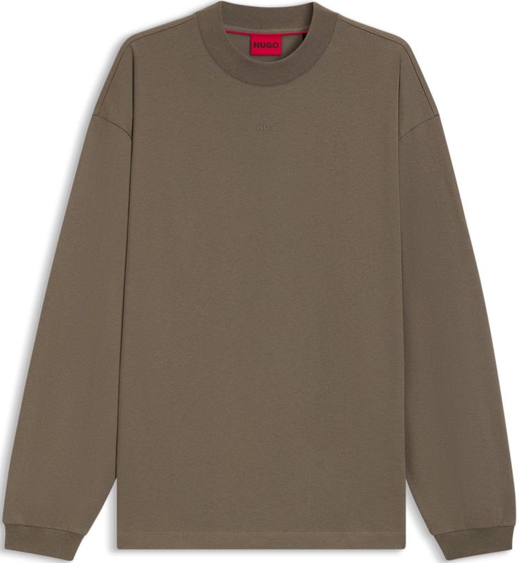 Hugo - Daposo 10248326 - T-shirt - Lange Mouwen - Zwart