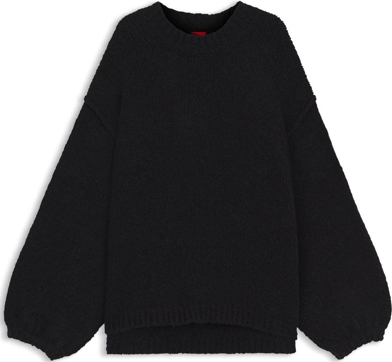 Hugo - Sagarro - Pullover - Zwart - Wol