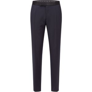 BOSS - Slim-fit Smokingpantalon - Zwart - Scheerwollen Serge