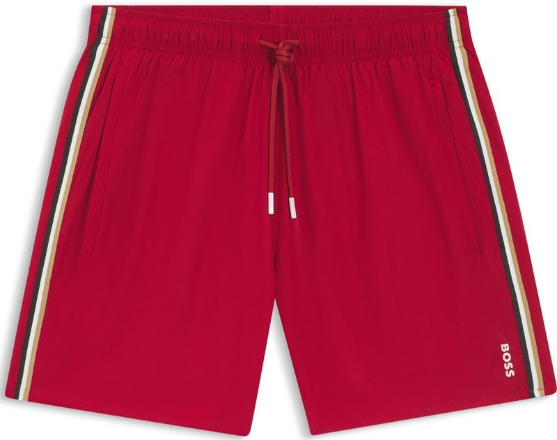 BOSS - Zwemshort - Volledig Gevoerd - Kenmerkende Streep en Logo