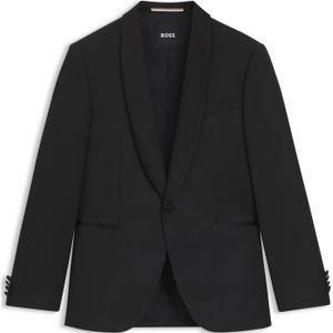 BOSS - Regular-fit Smokingjasje - Scheerwollen Serge