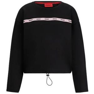 Sweatshirt met verstelbare zoom en logoband