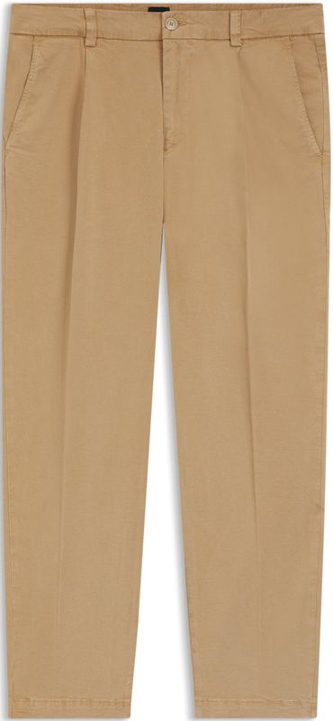 BOSS Bandplooibroek 'Kerin'  beige