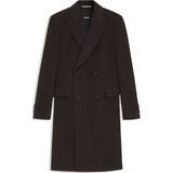 Boss - Hyde Double-breasted Jas - Bruin - Heren - Wol