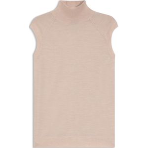 Top met hoge hals van merinowol