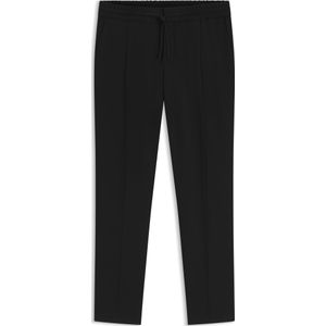 Slim-fit twill broek van een wolmix