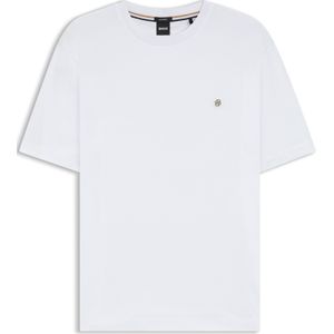 Regular-fit T-shirt van katoen met Double B-monogram
