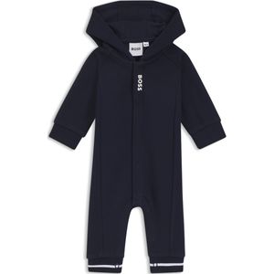 Speelpakje voor baby’s met capuchon en logoprint