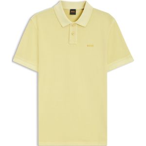 Polo van katoenpiqué met logoprint