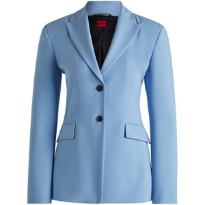 HUGO - Slim-Fit Blazer - Zwart - Stretchmateriaal