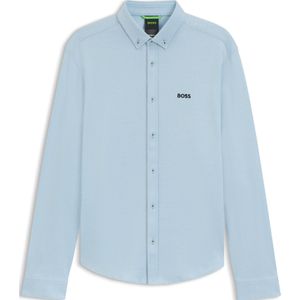 BOSS GREEN - B MOTION L - Overhemd - Light/Pastel Blue - Zacht Katoen - Vier-weg-stretch - Kreukvrij