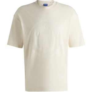 HUGO - T-shirt - Oversized - Katoen - Zwart