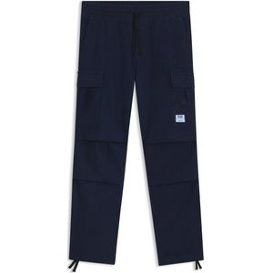 Relaxed-fit cargobroek van ripstopstof in denimlook