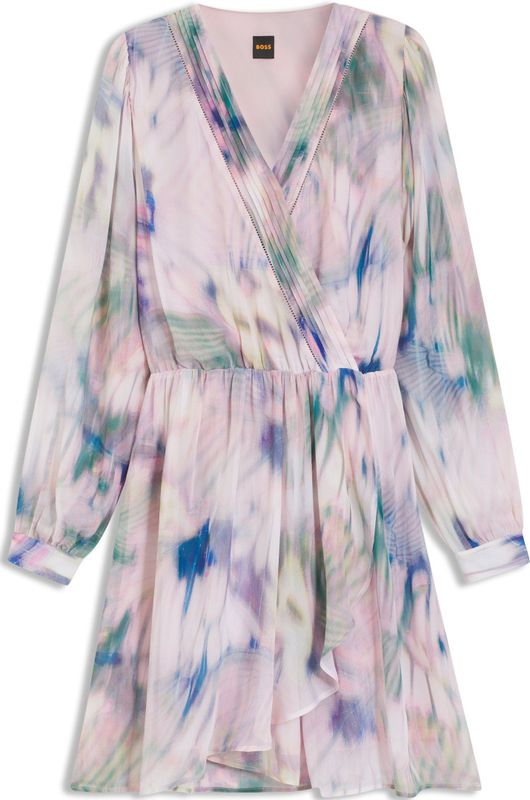 BOSS - Wikkeljurk - Georgette - Vlinderprint