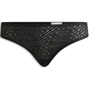 Slip met monogramkant en logodetail