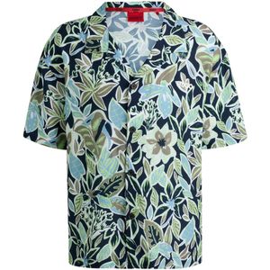 HUGO - Relaxed-fit Overhemd - Bloemenprint