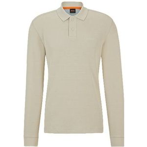 Poloshirt met lange mouwen en logostiksel