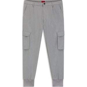 Tapered-fit broek van stretchgabardine
