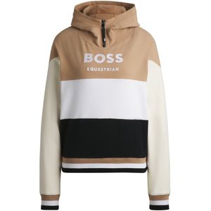 Ruiterhoodie van Italiaanse stretchkatoen