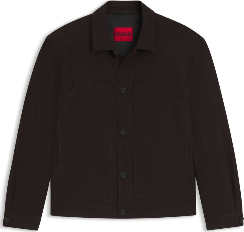 HUGO - Slim Fit Overhemdjack - Effen - Heren
